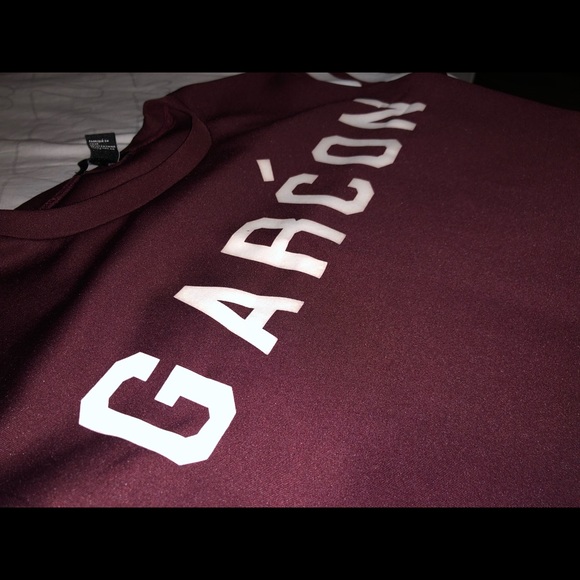 MAROON CROP TOP - Picture 4 of 4